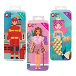 AS Company Magnet Box Tins City Heroes - Fashion Girl - Mermaid Princess