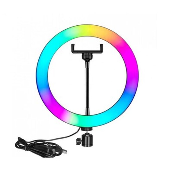 Selfie Ring Light - 30cm - Led - Rgb - 223001 image 0