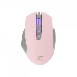 Gaming Ενσύρματο Ποντίκι White Shark Gareth RGB DPI 6400 - Ροζ