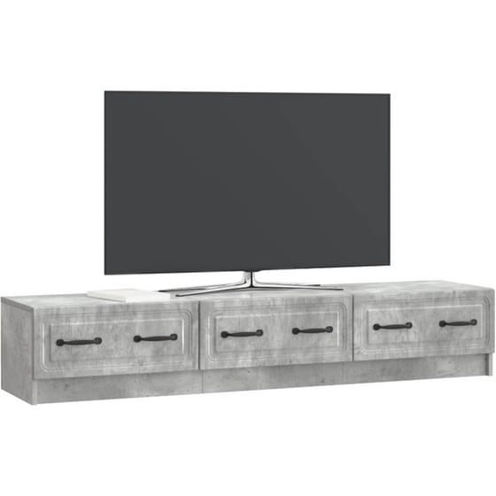 Έπιπλο Τηλεόρασης VidaXL 147x34.5x27 cm - Γκρι Σκυροδέματος image 1