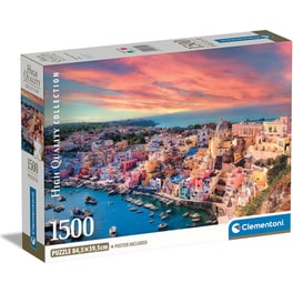 Παζλ Clementoni High Quality Collection Το Νησάκι της Προσίντα - Compact Box (1500 Κομμάτια)