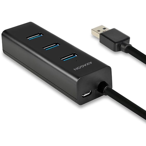 Axagon HUE-S2B USB Hub 4 σε 1 USB-A - Μαύρο image 1