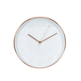 Αναλογικό Ρολόι Home Deco Factory Τοίχου 30 cm - Χάλκινο