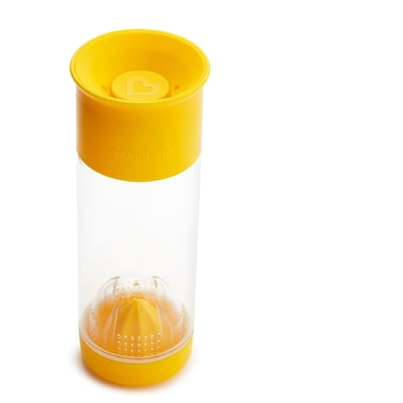 MUNCHKIN Munchkin Ποτήρι Με Θήκη Για Φρούτα Miracle Fruit Infuser 590ml Yellow-51756