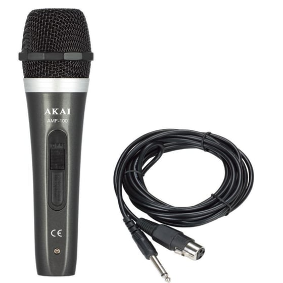Μικρόφωνο Επαγγελματικό Akai AMF-100 - Μαύρο image 3