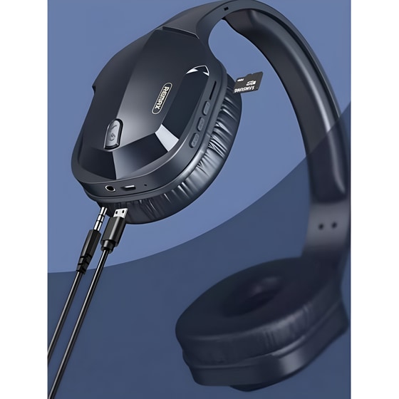 Remax RB-750HB Gaming Ασύρματα Ακουστικά Bluetooth - Μαύρα image 1