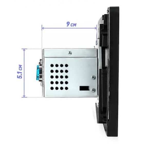Oem Mp5-9008 Hχοσύστημα Αυτοκινήτου Universal 1DIN 9" - Μαύρο image 3