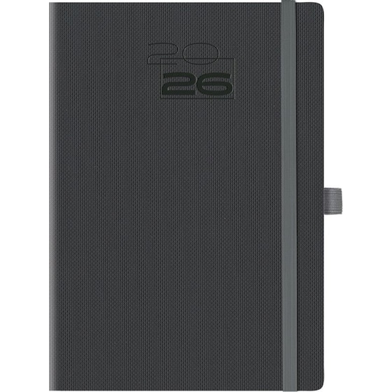 Ημερολόγιο Ημερήσιο 2026 Θεοφύλακτος 12M Dot Plus Ανθρακί image 0