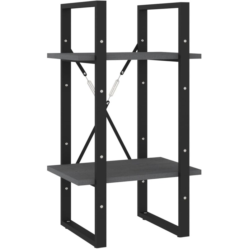 VIDAXL Βιβλιοθήκη VidaXL από Μέταλλο 40x30x70 cm - Γκρι