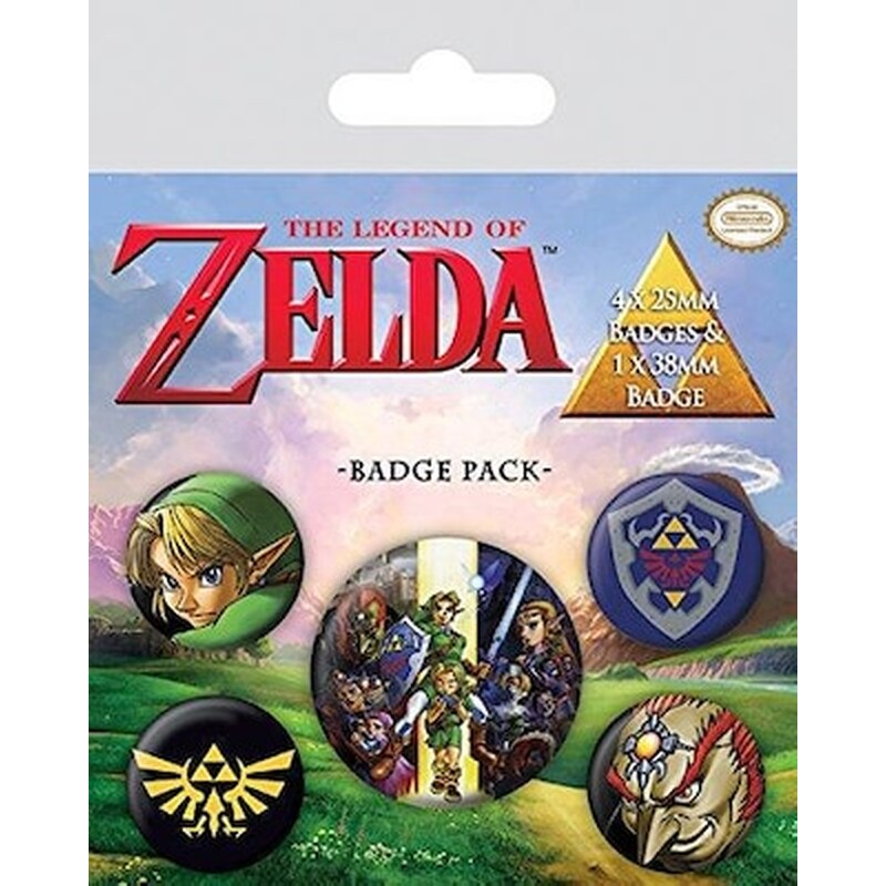Pyramid Nintendo – The Legend Of Zelda Badge Pack (bp80530)