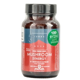 Ειδικό Συμπλήρωμα Διατροφής Terranova Mushroom Synergy - 50 κάψουλες