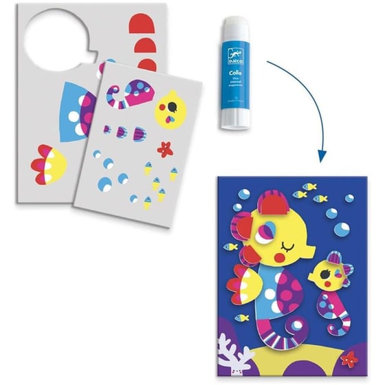 Σετ με 6 Δημιουργικές Δραστηριότητες Djeco Θαλάσσιος Κόσμος image 4