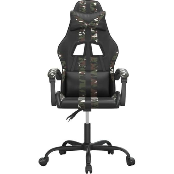 Καρέκλα Gaming VIDAXL 3143829 από Τεχνητό Δέρμα - Μαύρο image 1