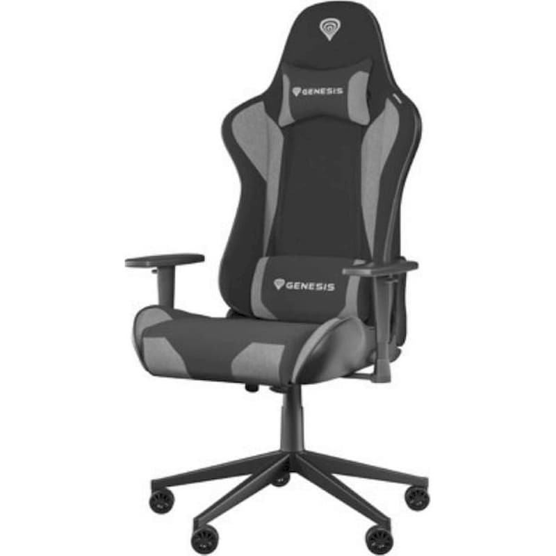 Καρέκλα Gaming Genesis Nitro 440 G2 από Δερματίνη Ύφασμα - Γκρι