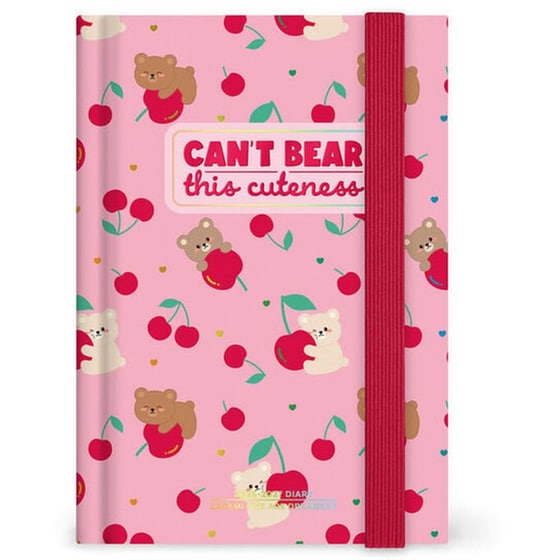 Ημερολόγιο Ημερήσιο 2027 16Μ Small Teddy Bear Cherry Pink image 0
