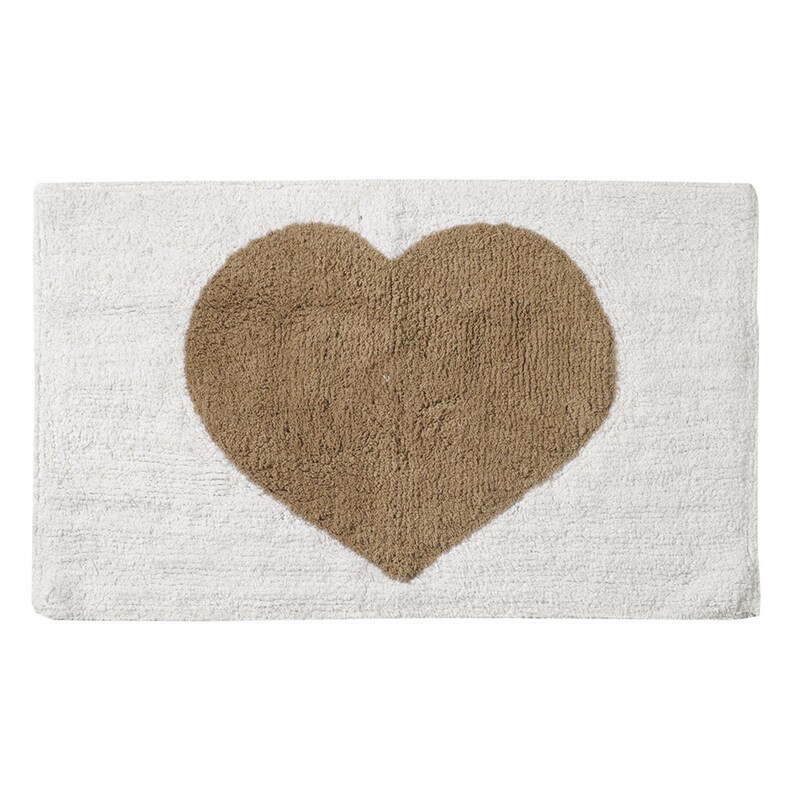 Πατάκι Μπάνιου Das Home Bathmats 0677 Ορθογώνιο από Βαμβάκι 50x80 cm - Μπεζ/Εκρού