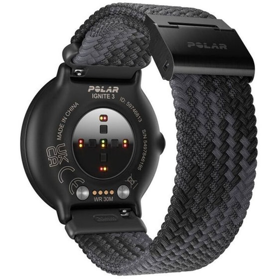 Smartwatch Polar Ignite 3 43mm Braided Yarn- Black image 2