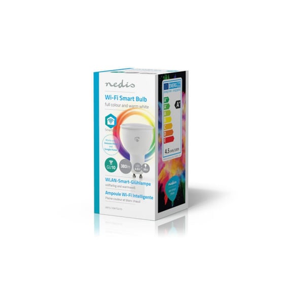 Έξυπνη Λάμπα LED Nedis Wi-Fi GU10 - Λευκό image 1