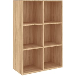 Βιβλιοθήκη VidaXL από  Μοριοσανίδα 66x30x98 cm - Sonoma