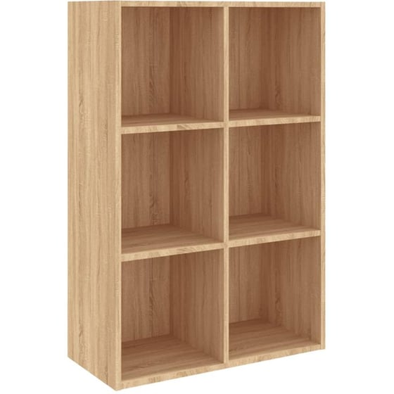 Βιβλιοθήκη VidaXL από  Μοριοσανίδα 66x30x98 cm - Sonoma image 0