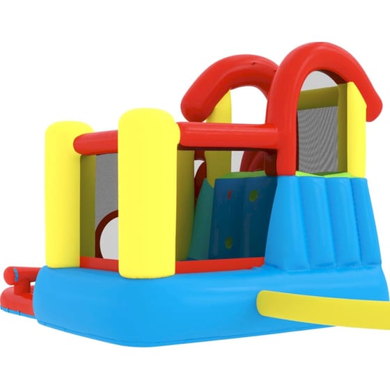 Happy Hop Φουσκωτό Κάστρο με Τσουλήθρα & Πισίνα από Ύφασμα 420D oxford με επίστρωση PVC image 5