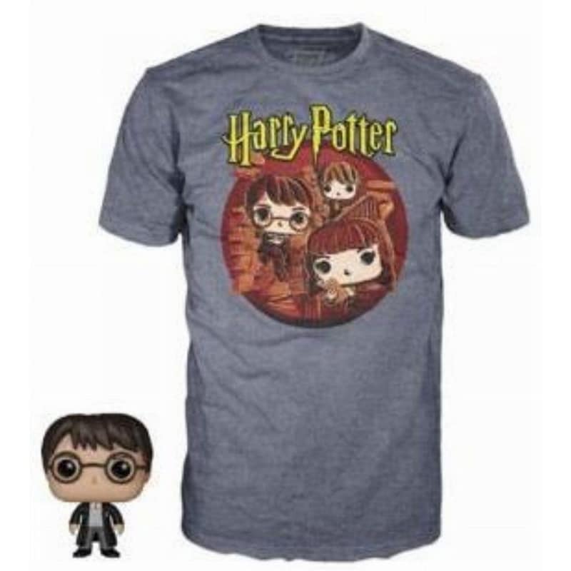 Funko Pop! Tees - Pocket Harry Potter - Harry Potter (trio) με T-shirt (XLarge-kids)