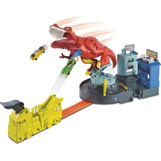 Mattel Hot Wheels City Πίστα Τ-Ρεξ Δεινόσαυρος image 5