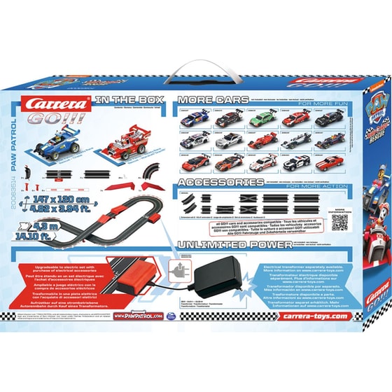 Carrera Go!!! Paw Patrol - Ready Race Rescue 1:43 Τηλεκατευθυνόμενα Αυτοκίνητα σε Πίστα (20063514) image 1