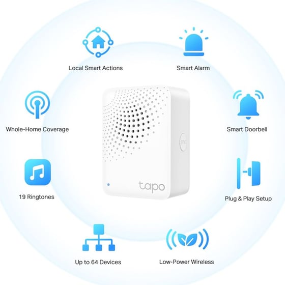 Smart Hub TP-Link Tapo H100 - Λευκό image 1