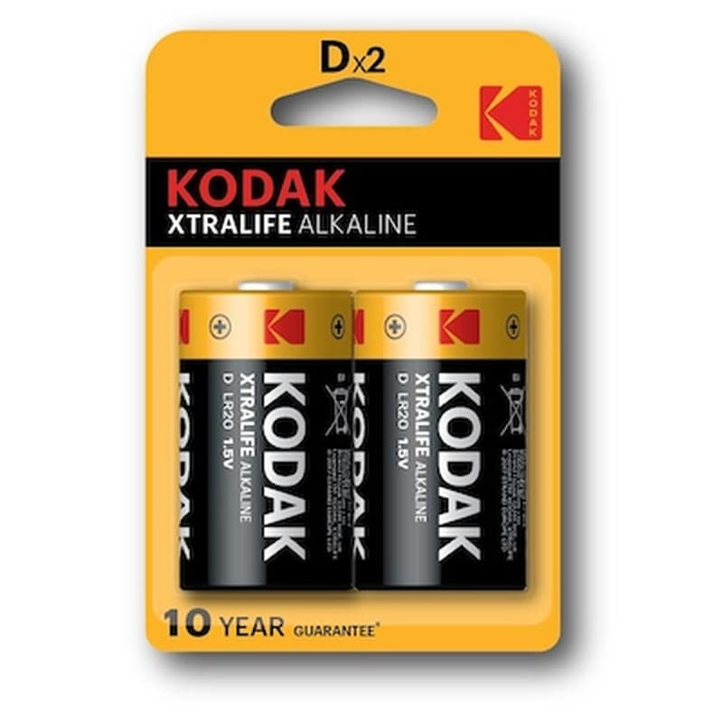 KODAK Μπαταρία Kodak Kdxlr20pb2 Single-use Battery D Alkaline