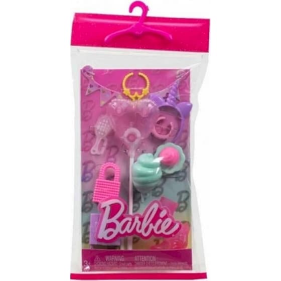 Αξεσουάρ Μόδας Barbie Ροζ Μπαλόνι Καρδιά (GWD98 / HWV73) image 0
