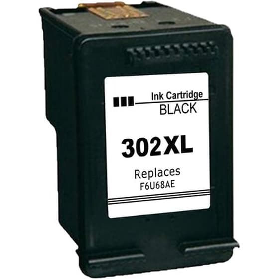 Συμβατό HP 302XL Μαύρο Μελάνι Εκτυπωτή image 0