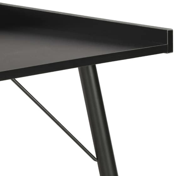 Γραφείο Μελέτης VidaXL από Μοριοσανίδα 90x50cm - Μαύρο image 4