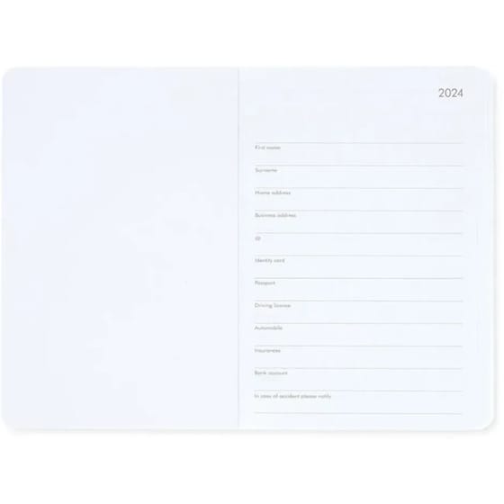 Ημερολόγιο Legami 2024 Ημερήσιο Medium 12M Lemon 11 cm x 18.2 cm (1 Τεμάχιο) image 2
