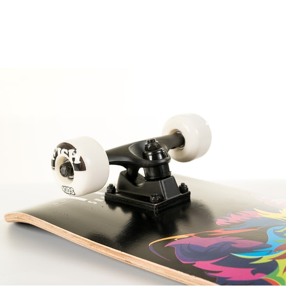 Skateboard 31'' Wolf Complete Set By Fish image 4