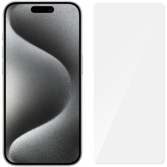 Προστατευτικό οθόνης Apple iPhone 15 Pro Max - Powertech Tempered Glass 2.5D image 0