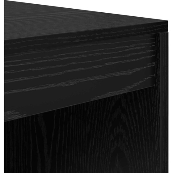 Γραφείο VidaXL 145,5x50x127 cm - Μαύρη Οξιά (2 τεμ.) image 9