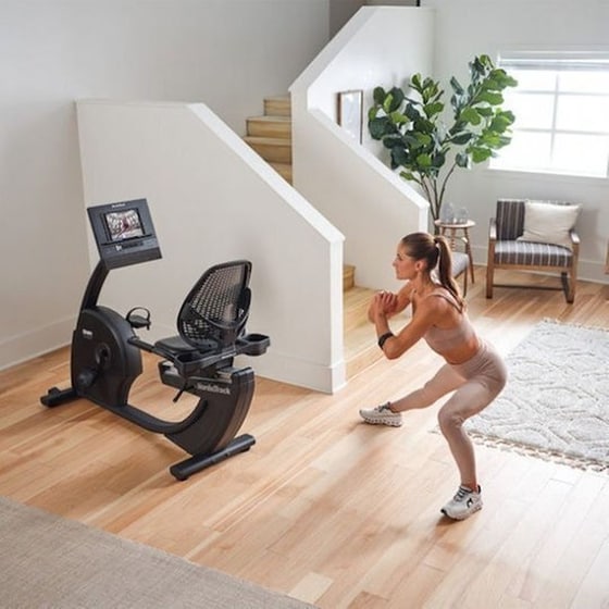 Καθιστό Ποδήλατο Γυμναστικής NORDICTRACK GX-LE 04-470-060  Μαγνητικό με Ροδάκια Μαύρο image 5