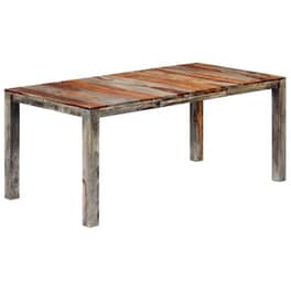 Τραπεζαρία Vidaxl από Μασίφ Ξύλο Sheesham 180x90x76 cm - Καφέ/Γκρι