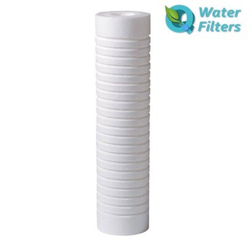 QWATERFILTERS Ανταλλακτικό Φίλτρο Πολυπροπυλενίου Ραβδώσεις 10 5m