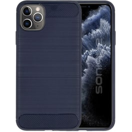 Θήκη Apple iPhone 11 Pro Max - Sonique Carbon Brushed - Μπλε