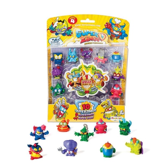 AS Company Φιγούρες Superzings Superzings Μικροπλάσματα Σειρά 4 Blister 9 + 1 Φιγούρες image 1