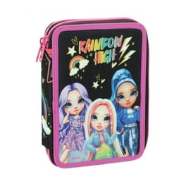 Κασετίνα Διπλή Γεμάτη GIM Rainbow High