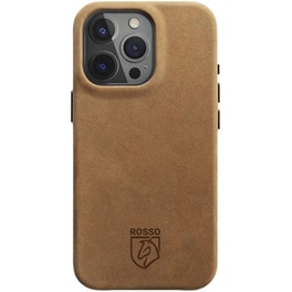 Θήκη Apple iPhone 16 Pro Max - Rosso Elite Back Cover Δερμάτινη με MagSafe - Light Brown