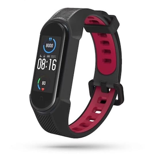 Λουράκι Tech-Protect Armour για Xiaomi Mi Smart Band 5/Mi Smart Band 6 - Μαύρο image 0