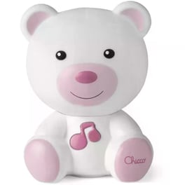 Παιδικό Φωτάκι Νυκτός Led Chicco Αρκουδάκι Ροζ