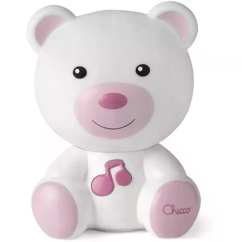 Παιδικό Φωτάκι Νυκτός Led Chicco Αρκουδάκι Ροζ