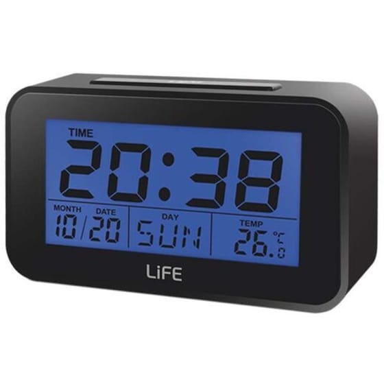 Επιτραπέζιο Ρολόι Life Sunrise Digital - Black image 1