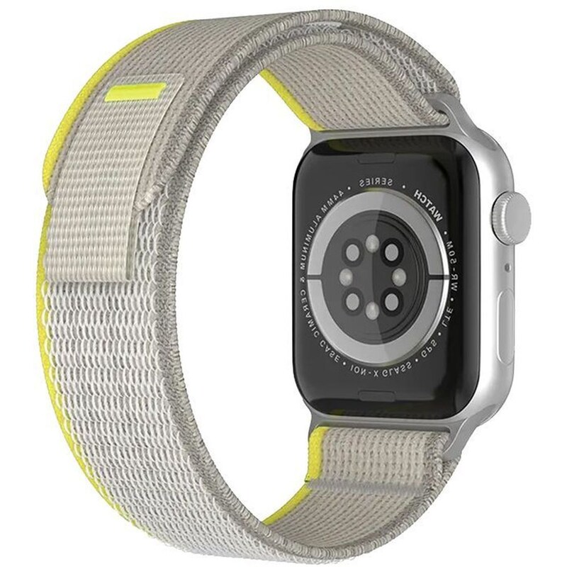 Λουράκι Sonique Nylon Loop Band για Apple Watch 42/44/45/49mm - Beige