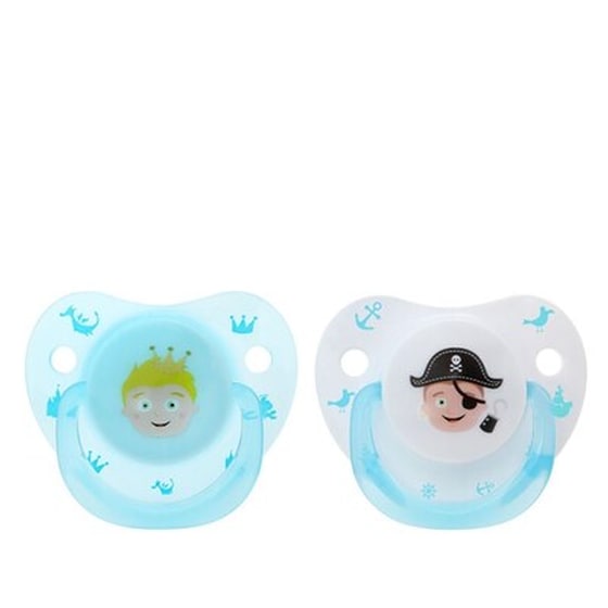 Kiokids Σετ Πιπίλας Σιλικόνης 2 Τμχ Prince +0m image 0
